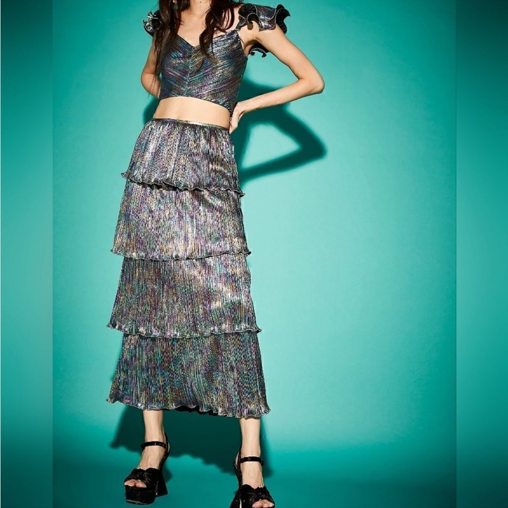 SAYLOR x Free People Multicolor Iridescent Gianna Set Size S